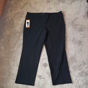 Hilary Radley Black Built-In Tummy Control Panel Pants SIZE XXL